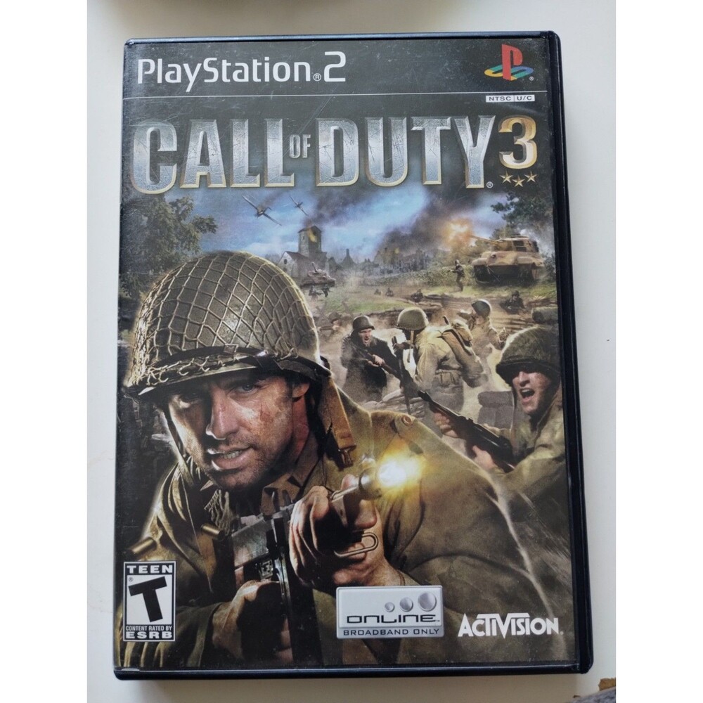 Call of Duty Finest Hour PS2 PlayStation 2 Black Label - Complete CIB